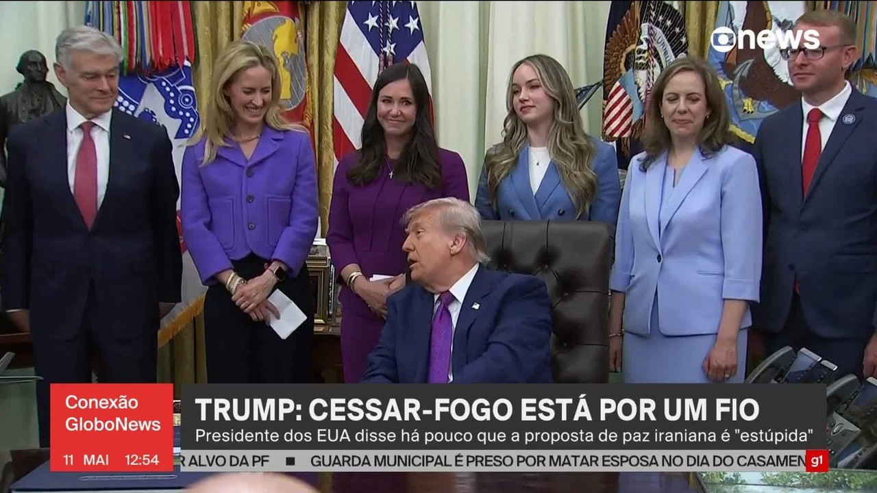 Trump chama proposta do Irã de estúpida e lixo e diz que cessar-fogo está por um fio